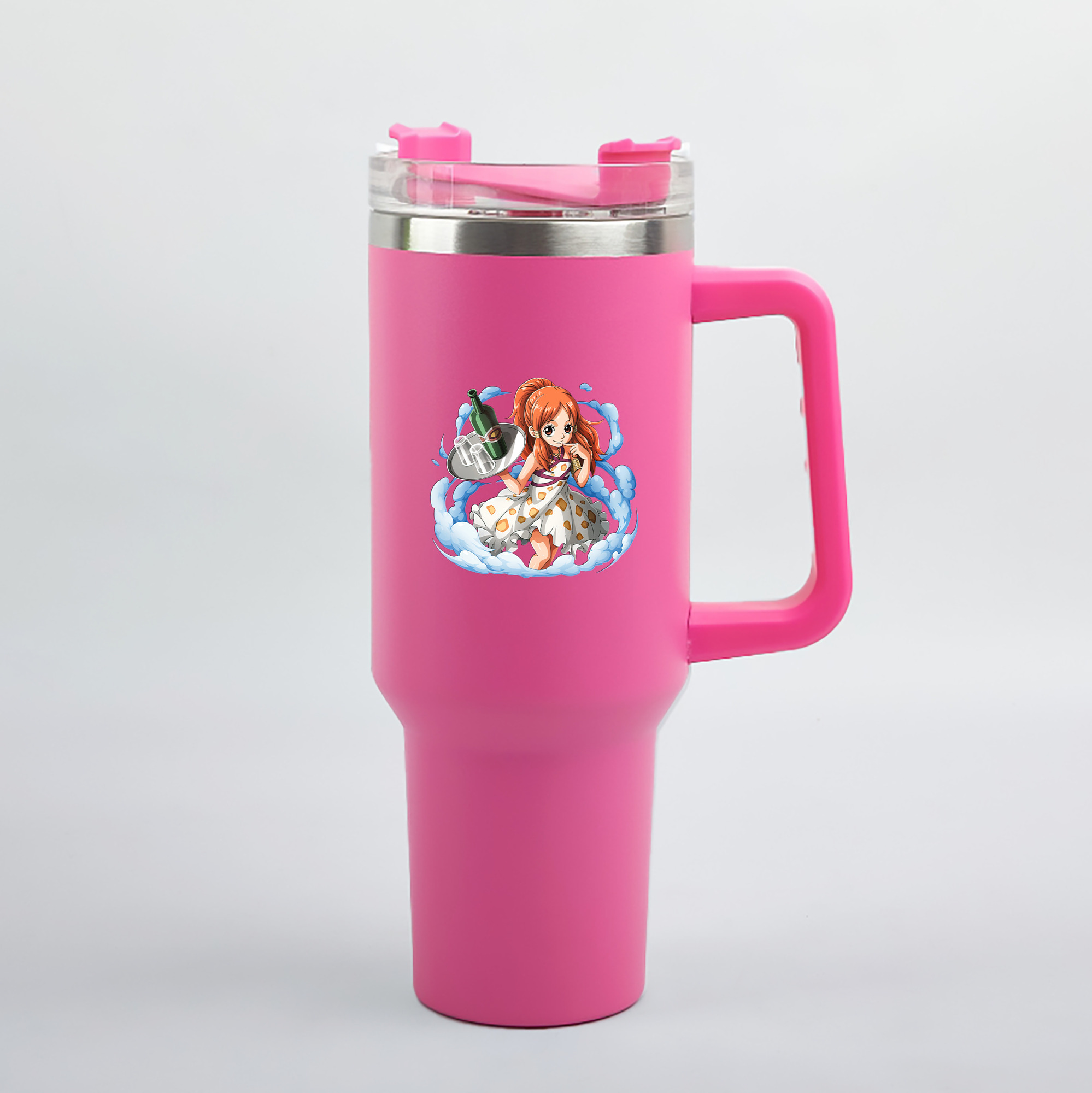 ワンピース ナミ ONE PIECE Nami 1200mL車用タンブラー（カラープリント）